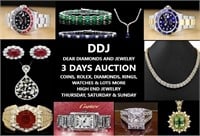 Dear Diamonds and Jewelry 3 Day Auction Day 1 Thurs 04/25/24