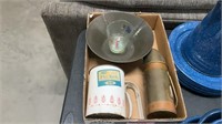 Lot of Copper and Flour Sifter