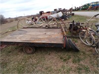 Small flat bed trailer