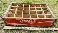 Vintage Red Coca-Cola 24 Slot Tray