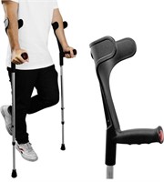 PEPE CRUTCHES ADULTS X2 UNITS OPEN CUFF UP TO