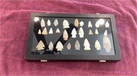 Assortment of Arrowheads 
Found by Sangamon