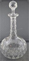 Large Crystal Decanter