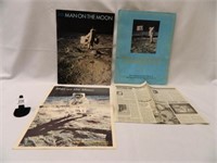 Man on the Moon & Apollo Flights Books; Oklahoman