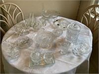 Miscellaneous is cut glass and glassware
