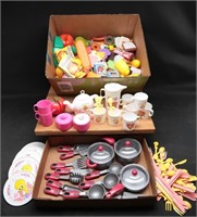 Vintage Collection of Kids Toys - Kitchen Playset