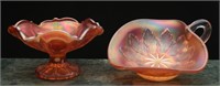 Vintage Carnival Glass Bowls - Iridescent Marigold
