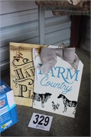 Farm Country Door Tag & Don't Judge Picture