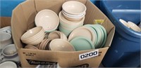 BOX OF BOWLS