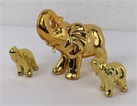 Group of Porcelain Elephants