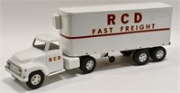 Restored Tonka RCD Fast Freight Truck & Trailer