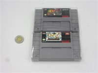 2 jeux Super Nintendo SNES