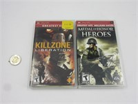 2 Jeux Sony PSP dont Killzone Liberation