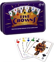 Five Crowns Collectible Tin Rummy-style Card Games