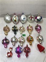Vintage Glass Christmas Ornaments and More