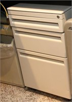 small file cabinet and Fellowes paper shredder