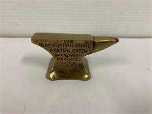 Mini brass anvil. 1.5” x 3” long