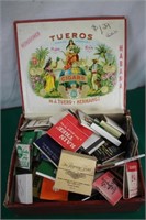 Vintage Matches & Cigar Box