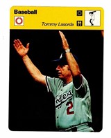 1979 Tommy Lasorda LA Dodgers Sportscaster MLB Bas