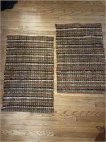 High End Pair of Rugs Two (2)  37x24
