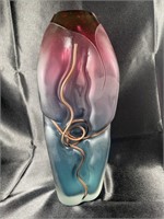 $$$ Large Artisan Bold Colors Glass Piece