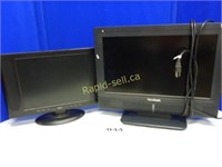 Daenix 14" LCD TV and Viewsonic 20" TV