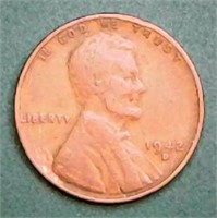 1942 D Lincoln Wheat Penny