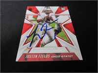 Justin Fields Signed OSU Sports Card RC W/Coa