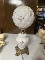Vintage hurricane double globe lamp