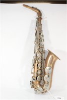 Unmarked Metal Saxophone