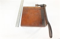 Antique Small Wood Paper Cutter