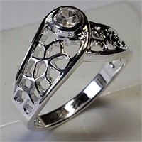 S/Sil Cubic Zirconia Ring