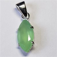 S/Sil Chalcedony Pendant