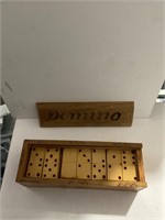 Vintage dominoes game