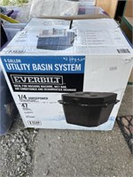 Everbilt 6 gallon utility basin system