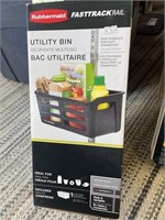 Rubbermaid, fast track utility bin