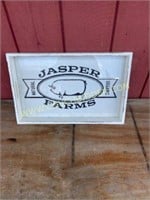 jasper farms serving tray