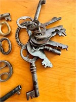 Antique Keys lot