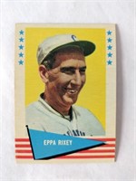 1961 Fleer Eppa Rixey Baseball Greats Card #71