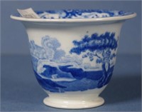 Spode 'Blue Italian' pattern small footed bowl
