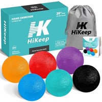 Hand Exercise Balls, Set of 6 Physical Therapy Dif