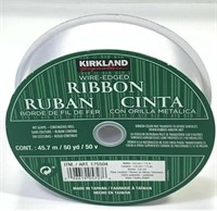 Kirkland Ribbon White 1.5" X 50 Yds