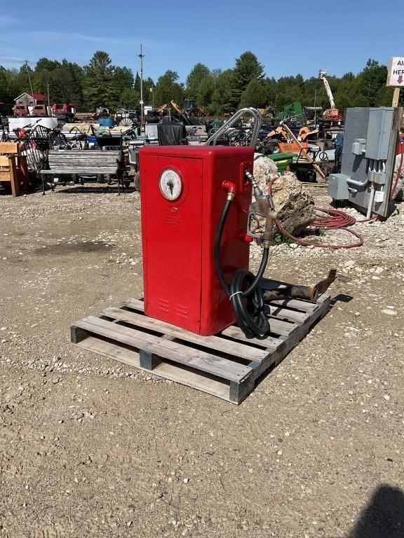 Gas Pump Clock Face