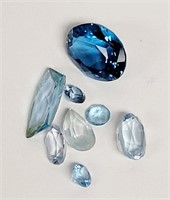 4.15 CTS Blue Topaz Loose Stones