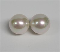.925 Majorica Pearl Earrings
