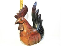 Solid Wood Hand Made Rooster