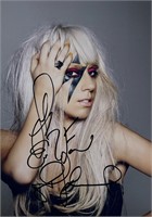 Autograph COA Lady Gaga Photo