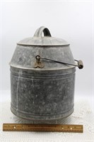 GALVANIZED MILK CAN WITH BAIL HANDLE