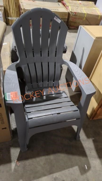 Outdoor plastic Adirondack chair