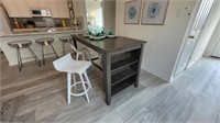 5PC COUNTER-HEIGHT TABLE & STOOLS